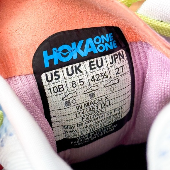 Hoka One One Mach X Dusk Illusion Road Running Walking Sneakers Women’s Size 10 - Picture 7 of 8